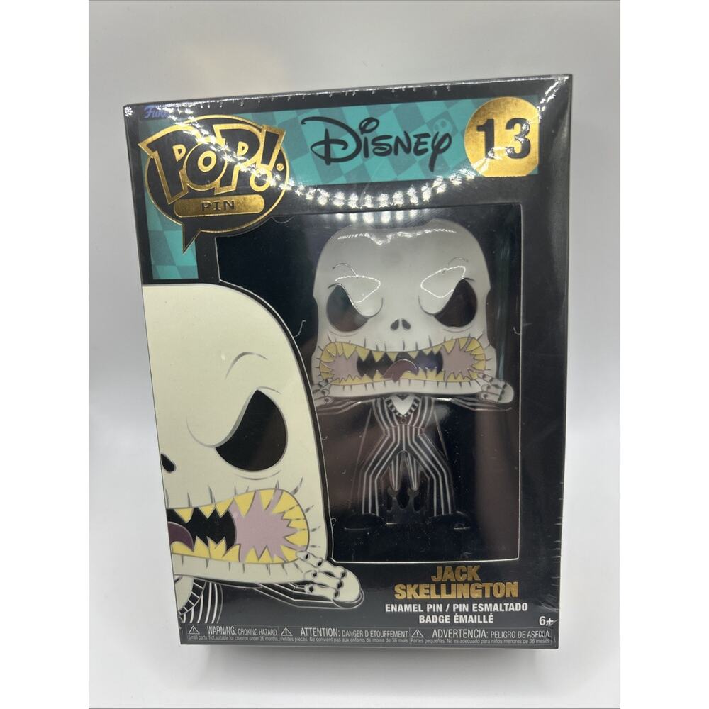 Funko POP! Nightmare Before Christmas (Disney) Enamel Pin - JACK SKELLINGTON #13